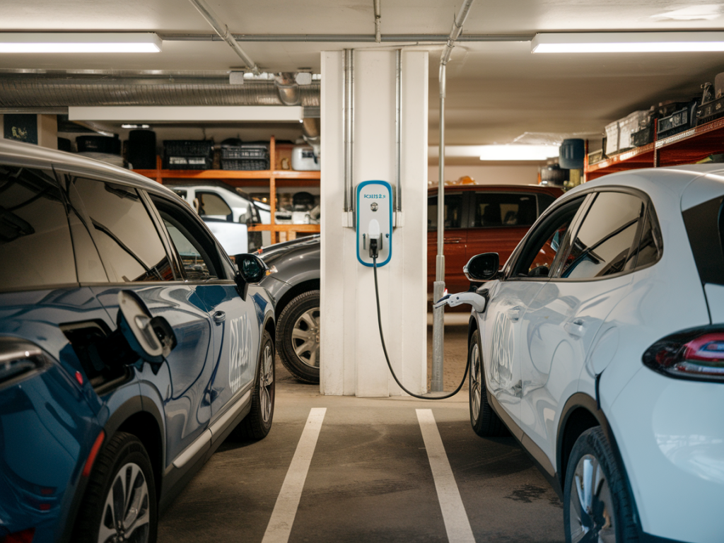 Quelle puissance de wallbox choisir pour recharger deux véhicules simultanément dans un garage partagé en copropriété