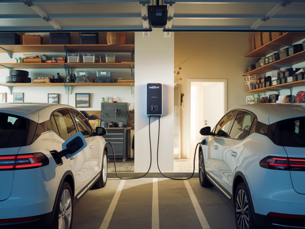 Quelle wallbox choisir pour recharger deux voitures électriques simultanément dans un garage domestique